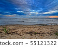 Morning on the Volga river 55121322