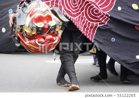 Lion dance (big lion dance) 55122205