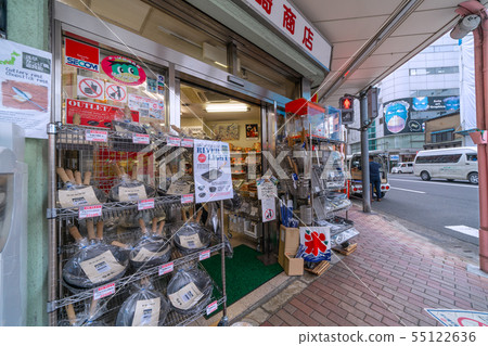 Tokyo cityscape in Japan 55122636