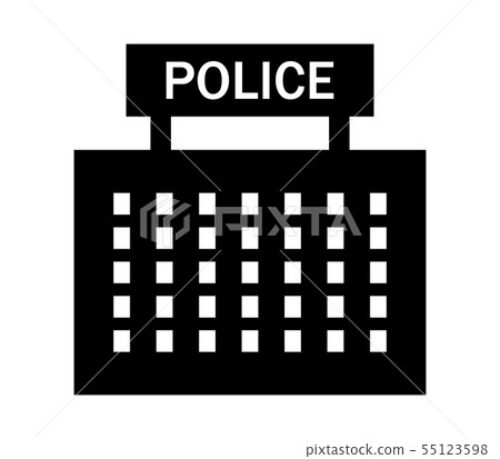 police station icon police station icon 55123598