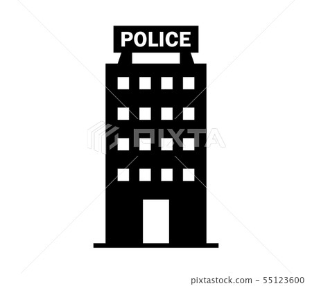 police station icon police station icon 55123600