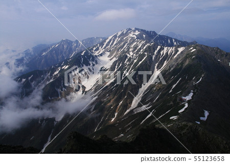 Southern Alps Shiramine Miyama Tent Longitudinal View From the summit of Mt. Kitadake Southern Alps Shiramine Miyama Tent Longitudinal View From the summit of Mt. Kitadake 55123658
