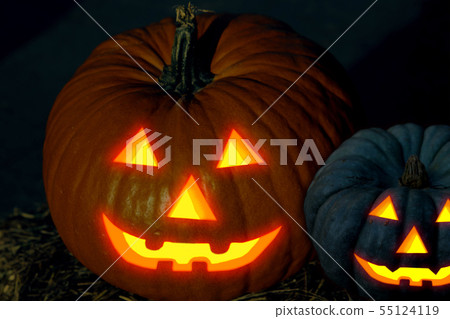 lantern jack gourd carved terrifying orange light lantern jack gourd carved terrifying orange light 55124119