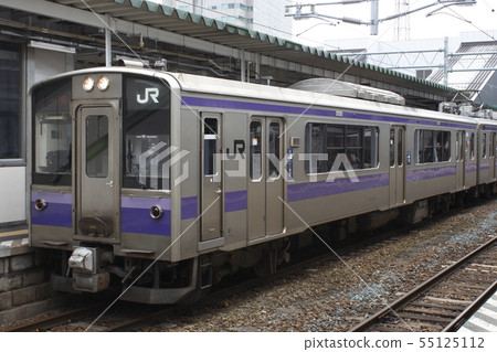Tohoku Main Line 701 Series Train (Train monitoring device car: Ichinoseki⇔Morioka) 55125112