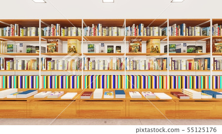 Bookstore CG real 10 bright no people 55125176