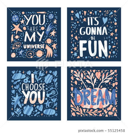 Set of posters. Vector collection of banners. Set of posters. Vector collection of banners. 55125458