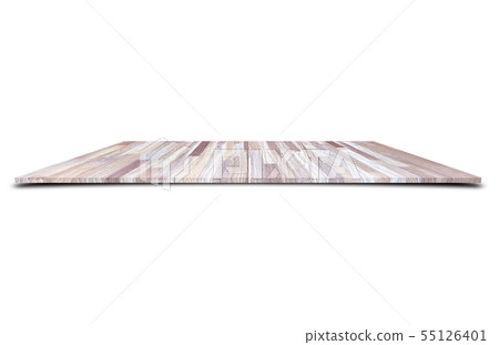 Wooden countertops on a white background Wooden countertops on a white background 55126401
