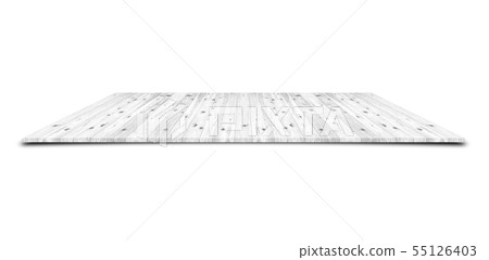 Wooden countertops on a white background 55126403