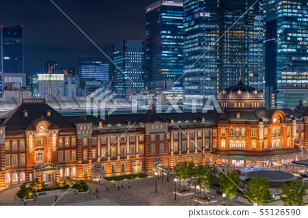 Night view of Tokyo Station Night view of Tokyo Station 55126590