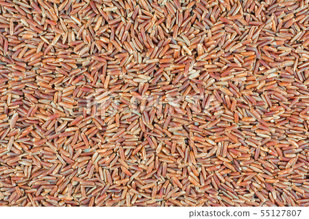 Red cargo rice background. Red cargo rice background. 55127807