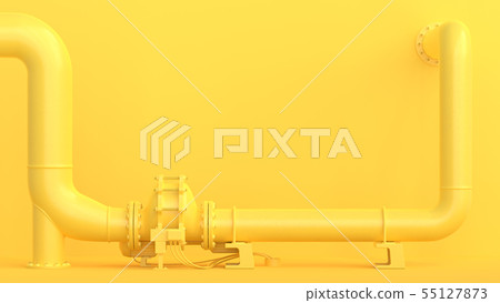 Yellow pipeline Yellow pipeline 55127873