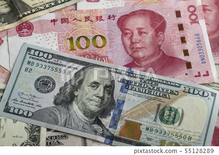US Dollar and RMB 55128289