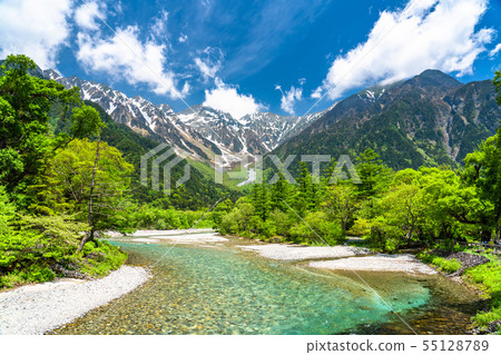 《Nagano Prefecture》Fresh green Kamikochi, Takezawa and Azusa River 《Nagano Prefecture》Fresh green Kamikochi, Takezawa and Azusa River 55128789