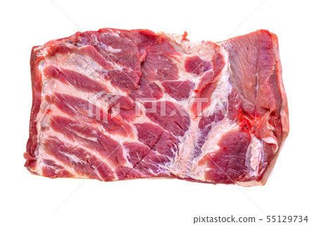pork isolated on white background 55129734
