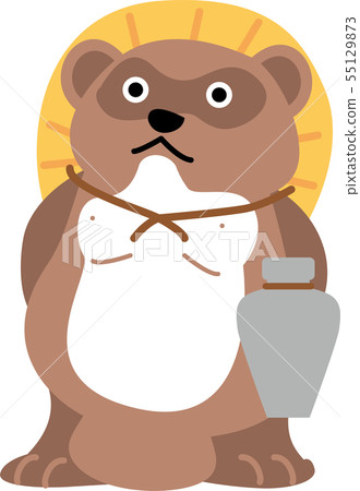 Raccoon drawing 55129873