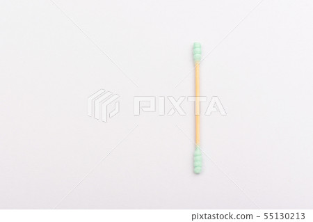 Cotton buds isolated on white background Cotton buds isolated on white background 55130213