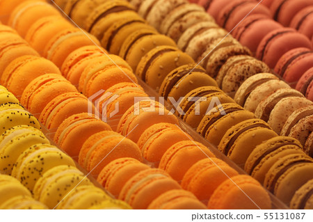 French colorful macarons famous sweet homemade French colorful macarons famous sweet homemade 55131087