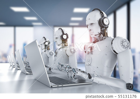 robots call center robots call center 55131176