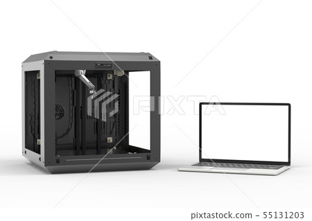 3d printer with laptop 55131203
