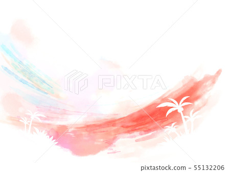 Summer background, abstract watercolor background vector 016 Summer background, abstract watercolor background vector 016 55132206