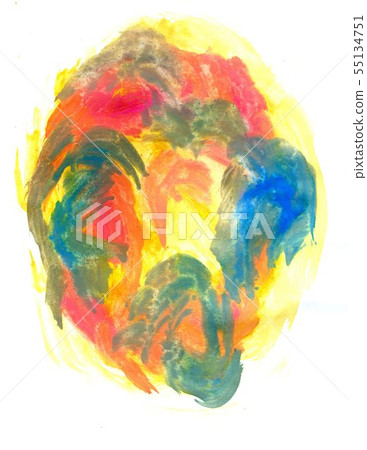 Multicolor Paint Background Multicolor Paint Background 55134751