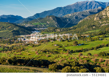 Ubrique, Cadiz. Spain. White villages of Andalusia in the park of Alcornocales 55134881