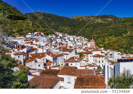 Benarraba white village in Malaga province, Andalusia, Spain Benarraba white village in Malaga province, Andalusia, Spain 55134884