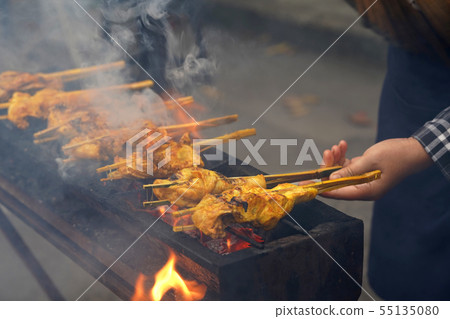 Grilled chicken Ayam Percik 55135080