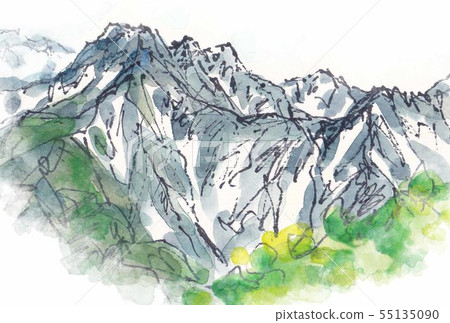 從白鳥山看到的Inugagatake 從白鳥山看到的Inugagatake 55135090