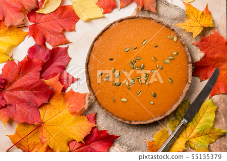 Homemade Pumpkin Pie 55135379