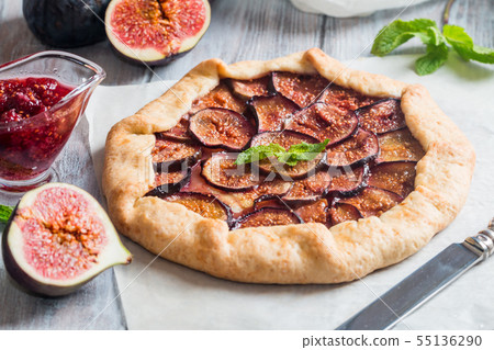 Homemade figs galette Homemade figs galette 55136290