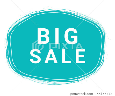 Big Sale, Speech Bubble Banner, Element Design Template, App Icon, Vector Illustration. 55136448