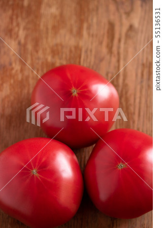 A tomato with a star mark 55136531