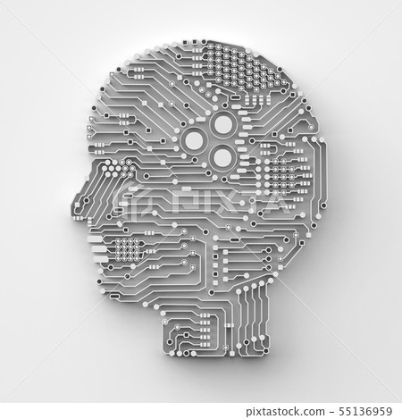 artificial intelligence brain artificial intelligence brain 55136959