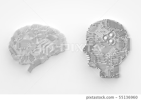 artificial intelligence brain artificial intelligence brain 55136960