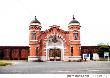 Beautiful old Nara boy jail of red brick Beautiful old Nara boy jail of red brick 55139157