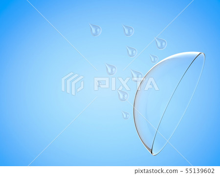 contact len with water drop contact len with water drop 55139602