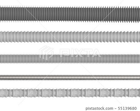 corrugate pipes isolated 55139680