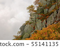 Autumn scenery in mountains of Central Alps, Japan 55141135