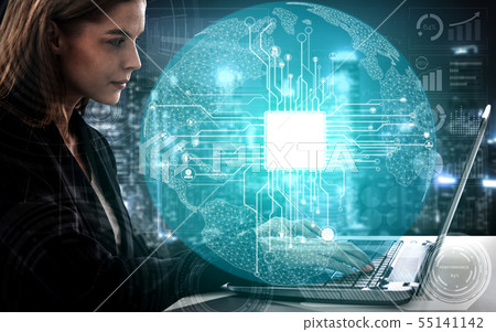 AI Learning and Artificial Intelligence Concept.. AI Learning and Artificial Intelligence Concept.. 55141142