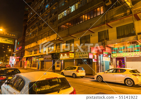 "Hong Kong" Tsim Sha Tsui cityscape 55141922