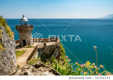 cliff, lighthouse, ocean 55142141