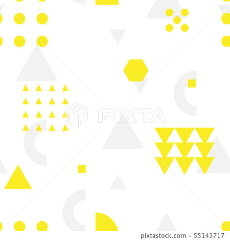 Seamless geometric pattern with geometrical shapes 55143717