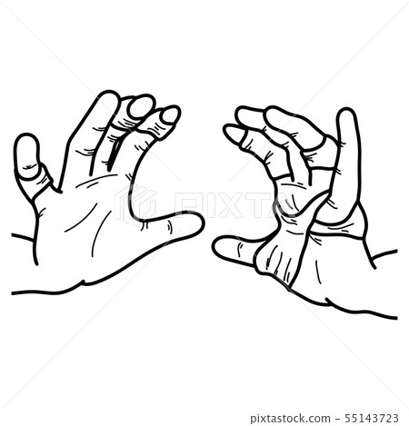 close-up two hands of artistic gymnastics player close-up two hands of artistic gymnastics player 55143723