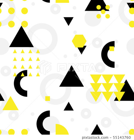 Seamless geometric pattern with geometrical shapes Seamless geometric pattern with geometrical shapes 55143760