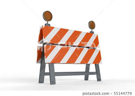 construction barrier or road block 55144779
