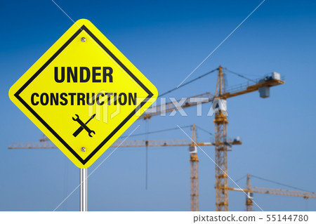 under construction sign 55144780