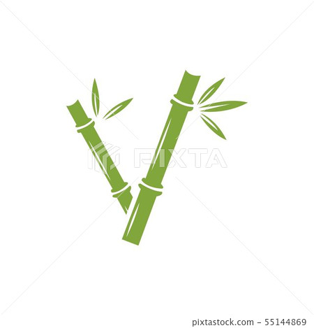 Bamboo Vector Icon Illustration Stock Illustration