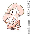 Mother holding a baby Mother holding a baby 55146057
