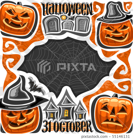 Vector poster for Halloween holiday 55146131
